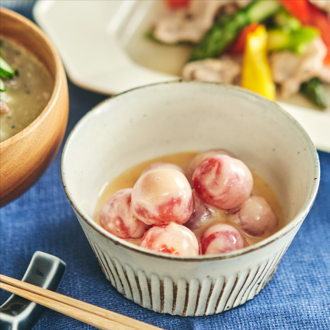 味噌のコクと酢の酸味がよく合う ミニトマトの酢味噌和え ぶるキッチン