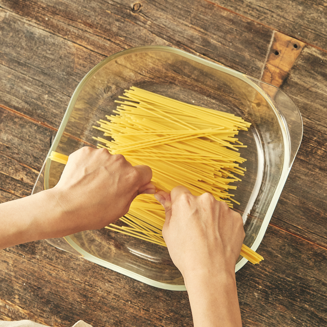 レンジで簡単 タコとオクラの冷製ペペロンチーノパスタ ぶるキッチン